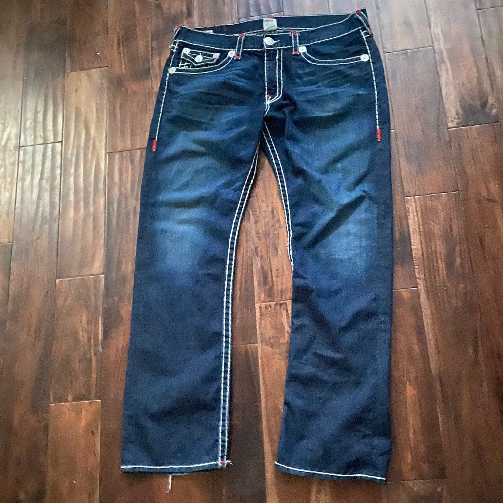 Mens True Religion Brand Indigo Jeans